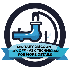 MILITARY DISCOUNT 10% Off - Ask Technician for more details. badge
